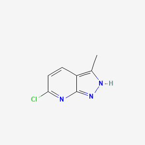 6-chloro-3-methyl-2H-pyrazolo[3,4-b]pyridine CAS 1256826-72-8
