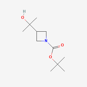 tert-butyl 3-(2-hydroxypropan-2-yl)azetidine-1-carboxylate CAS 1257293-79-0
