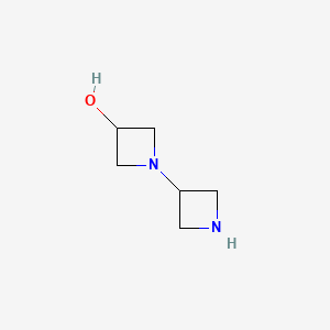 1-(azetidin-3-yl)azetidin-3-ol CAS 1257293-85-8