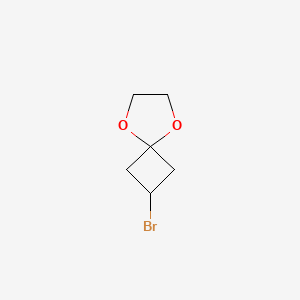 2-bromo-5,8-dioxaspiro[3.4]octane CAS 1257996-82-9