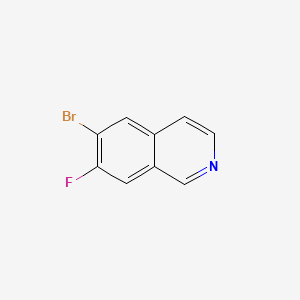 6-bromo-7-fluoroisoquinoline CAS 1258833-80-5