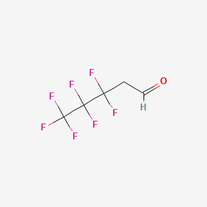 3,3,4,4,5,5,5-heptafluoropentanal CAS 126015-32-5