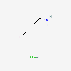 (3-fluorocyclobutyl)methanamine;hydrochloride CAS 1260664-80-9