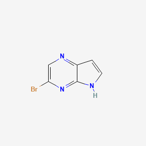 3-bromo-5H-pyrrolo[2,3-b]pyrazine CAS 1260665-49-3