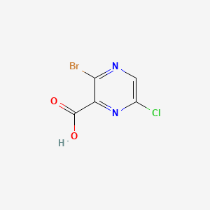 3-bromo-6-chloropyrazine-2-carboxylic acid CAS 1260773-60-1