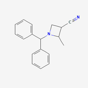 1-benzhydryl-2-methylazetidine-3-carbonitrile CAS 1260894-65-2