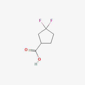 3,3-difluorocyclopentane-1-carboxylic acid CAS 1260897-05-9