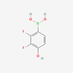 (2,3-difluoro-4-hydroxyphenyl)boronic acid CAS 1261169-72-5