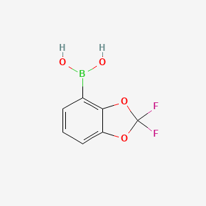 (2,2-difluoro-1,3-benzodioxol-4-yl)boronic acid CAS 126120-87-4