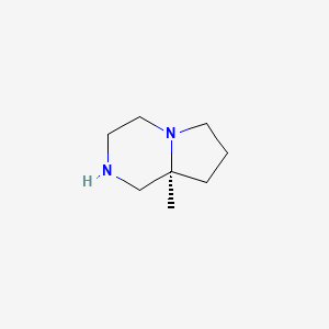 (8aS)-8a-methyl-2,3,4,6,7,8-hexahydro-1H-pyrrolo[1,2-a]pyrazine CAS 1261569-85-0