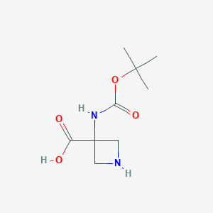 3-[(2-methylpropan-2-yl)oxycarbonylamino]azetidine-3-carboxylic acid CAS 1262409-31-3