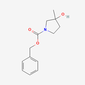 benzyl 3-hydroxy-3-methylpyrrolidine-1-carboxylate CAS 1262409-80-2