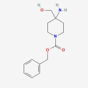 benzyl 4-amino-4-(hydroxymethyl)piperidine-1-carboxylate CAS 1262412-22-5