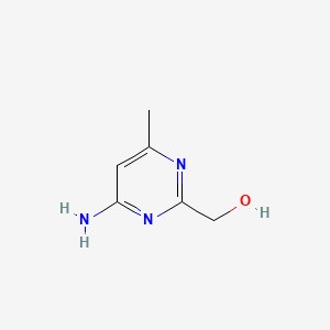 (4-amino-6-methylpyrimidin-2-yl)methanol CAS 1263216-08-5