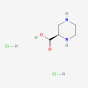 (2R)-piperazine-2-carboxylic acid;dihydrochloride CAS 126330-90-3