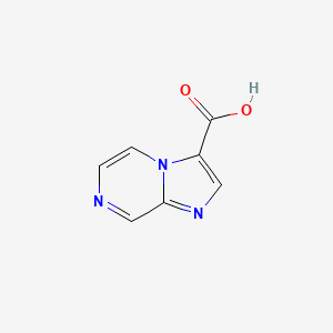 imidazo[1,2-a]pyrazine-3-carboxylic acid CAS 1265896-03-4