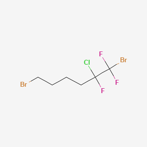1,6-dibromo-2-chloro-1,1,2-trifluorohexane CAS 126828-28-2
