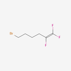 6-bromo-1,1,2-trifluorohex-1-ene CAS 126828-29-3