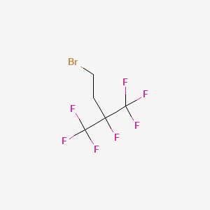 4-bromo-1,1,1,2-tetrafluoro-2-(trifluoromethyl)butane CAS 1274903-97-7
