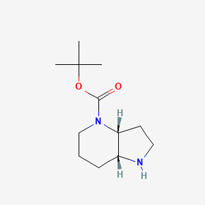 tert-butyl (3aR,7aR)-1,2,3,3a,5,6,7,7a-octahydropyrrolo[3,2-b]pyridine-4-carboxylate CAS 1277168-52-1