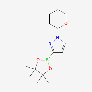 1-(oxan-2-yl)-3-(4,4,5,5-tetramethyl-1,3,2-dioxaborolan-2-yl)pyrazole CAS 1279088-80-0