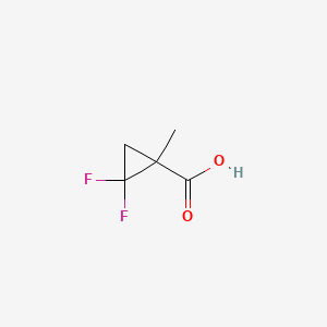 2,2-difluoro-1-methylcyclopropane-1-carboxylic acid CAS 128073-33-6
