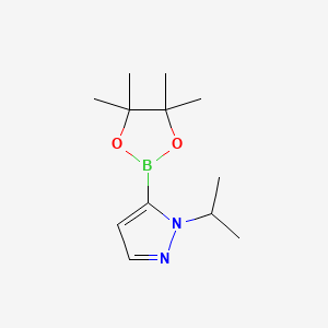 1-propan-2-yl-5-(4,4,5,5-tetramethyl-1,3,2-dioxaborolan-2-yl)pyrazole CAS 1282518-60-8