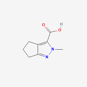 2-methyl-5,6-dihydro-4H-cyclopenta[c]pyrazole-3-carboxylic acid CAS 129560-01-6