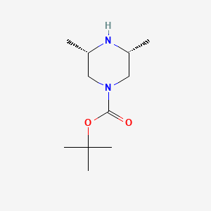 tert-butyl (3R,5S)-3,5-dimethylpiperazine-1-carboxylate CAS 129779-30-2