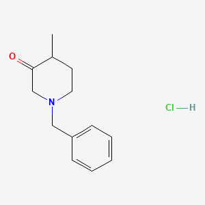 1-benzyl-4-methylpiperidin-3-one;hydrochloride CAS 1303968-15-1