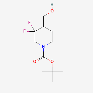 tert-butyl 3,3-difluoro-4-(hydroxymethyl)piperidine-1-carboxylate CAS 1303974-47-1