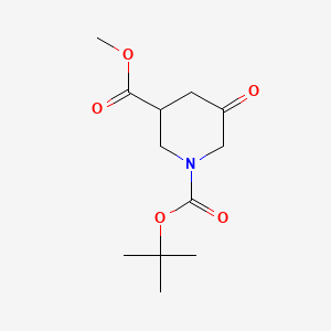 1-O-tert-butyl 3-O-methyl 5-oxopiperidine-1,3-dicarboxylate CAS 1303974-96-0