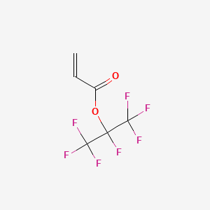 1,1,1,2,3,3,3-heptafluoropropan-2-yl prop-2-enoate CAS 13057-08-4
