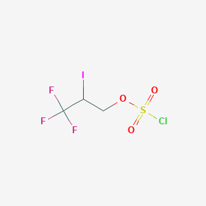 3-chlorosulfonyloxy-1,1,1-trifluoro-2-iodopropane CAS 1309602-68-3