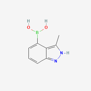 (3-methyl-2H-indazol-4-yl)boronic acid CAS 1310383-41-5