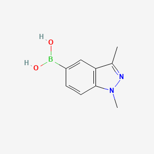 (1,3-dimethylindazol-5-yl)boronic acid CAS 1310404-48-8