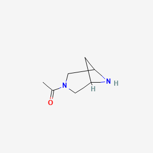 1-(3,6-diazabicyclo[3.1.1]heptan-3-yl)ethanone CAS 1310717-00-0