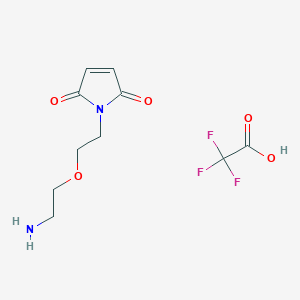 1-[2-(2-aminoethoxy)ethyl]pyrrole-2,5-dione;2,2,2-trifluoroacetic acid CAS 131274-17-4