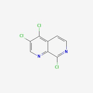 3,4,8-trichloro-1,7-naphthyridine CAS 1313738-65-6