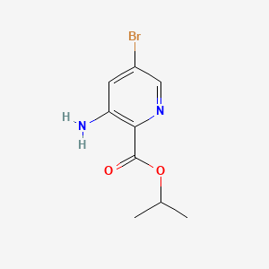propan-2-yl 3-amino-5-bromopyridine-2-carboxylate CAS 1313738-67-8