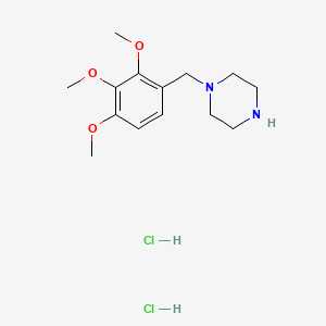 1-[(2,3,4-trimethoxyphenyl)methyl]piperazine;dihydrochloride CAS 13171-25-0