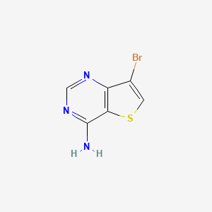 7-bromothieno[3,2-d]pyrimidin-4-amine CAS 1318133-32-2