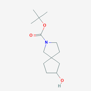 tert-butyl 8-hydroxy-2-azaspiro[4.4]nonane-2-carboxylate CAS 1319716-41-0