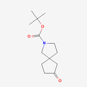 tert-butyl 8-oxo-2-azaspiro[4.4]nonane-2-carboxylate CAS 1319716-42-1