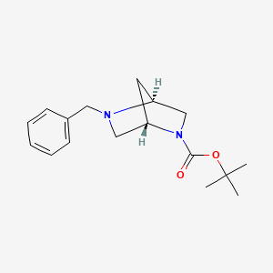 tert-butyl (1S,4S)-5-benzyl-2,5-diazabicyclo[2.2.1]heptane-2-carboxylate CAS 132666-68-3