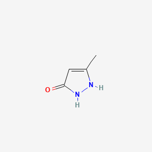 5-methyl-1,2-dihydropyrazol-3-one CAS 132712-71-1