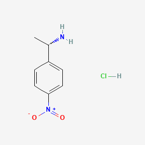 (1S)-1-(4-nitrophenyl)ethanamine;hydrochloride CAS 132873-57-5