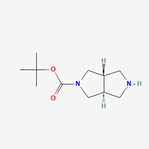 tert-butyl (3aS,6aS)-2,3,3a,4,6,6a-hexahydro-1H-pyrrolo[3,4-c]pyrrole-5-carboxylate CAS 1330763-64-8