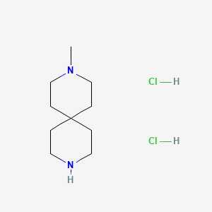 3-methyl-3,9-diazaspiro[5.5]undecane;dihydrochloride CAS 13323-42-7