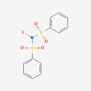 N-(benzenesulfonyl)-N-fluorobenzenesulfonamide CAS 133745-75-2